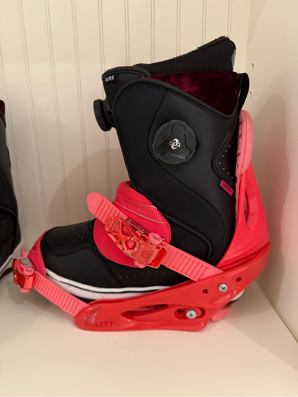 BURTON STILETTO PINK SNOWBOARD Binding - Picture 5 of 5